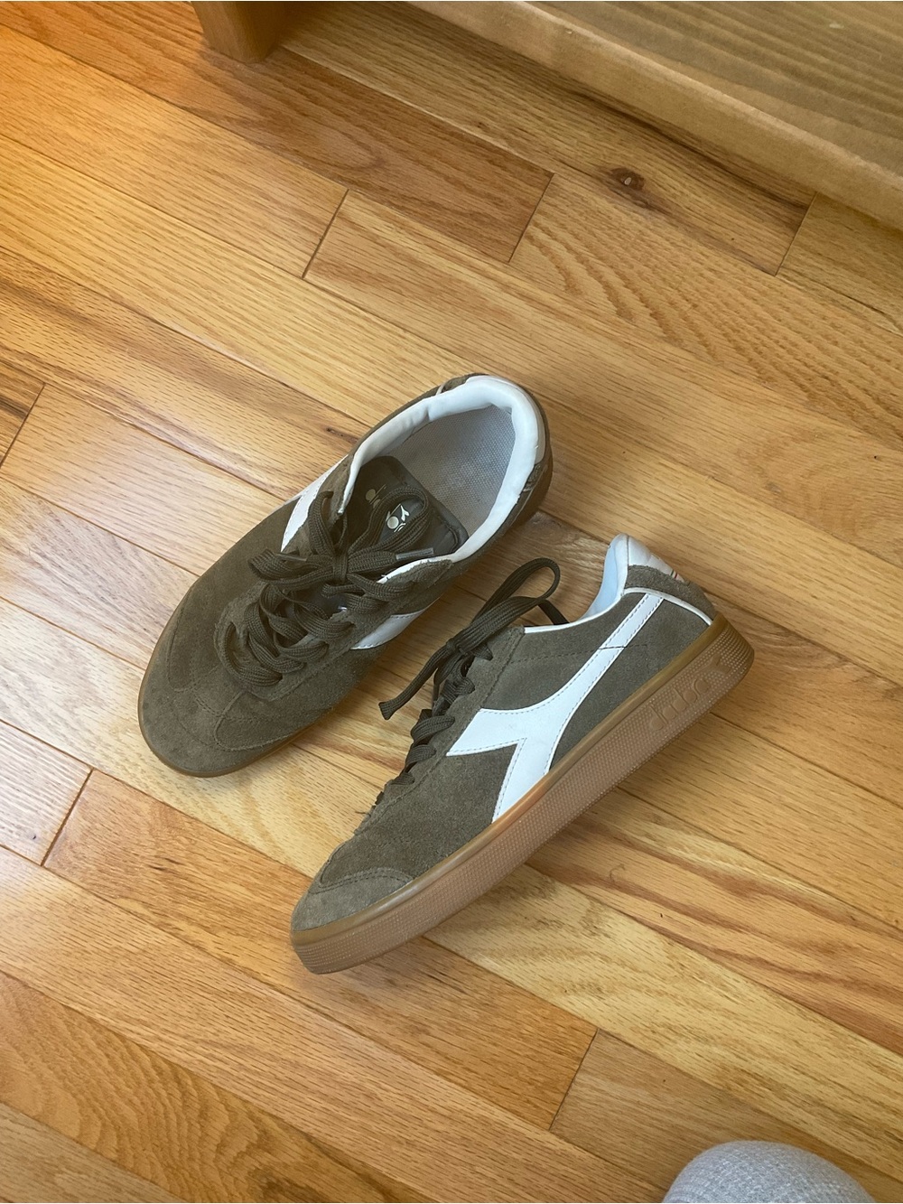 Diadora Olive Suede Unisex Sneakers 38.5 EU